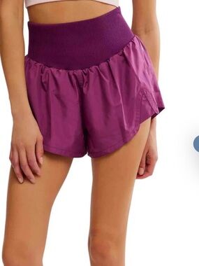 FP Movement Free People Carpe Diem High-Waist Running Shorts - Purple - Size S
